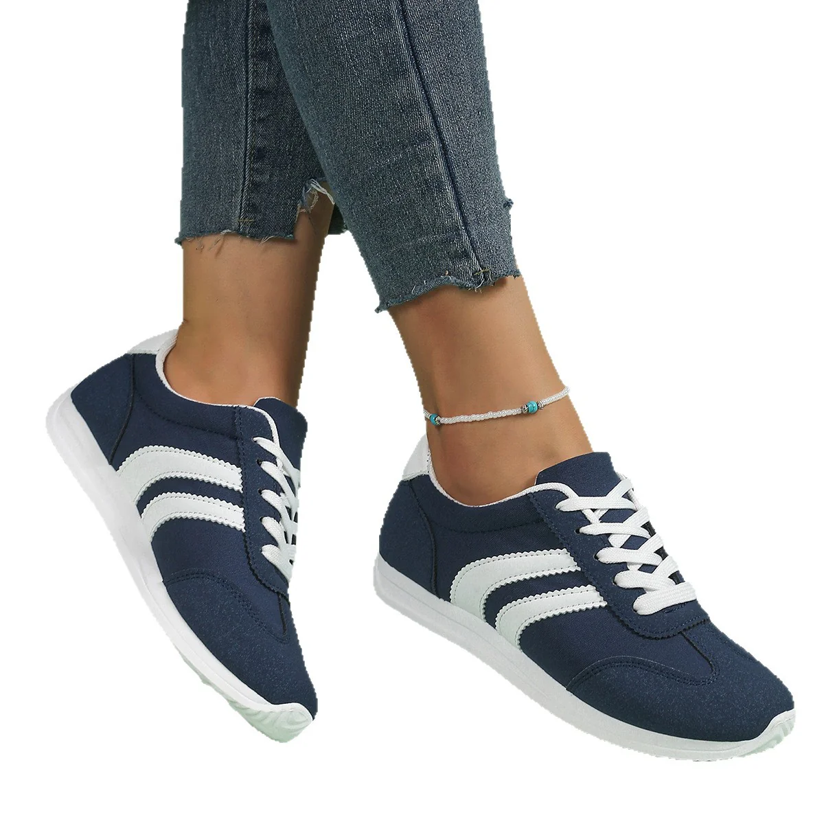 Damen Freizeit-Sneaker mit atmungsaktivem Obermaterial und bequemer Dämpfung Heidi Mode - Image 5