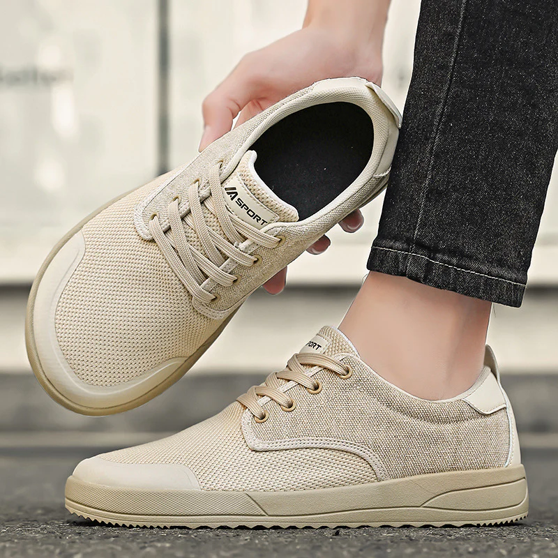 Damen Freizeit-Sneaker mit atmungsaktivem Textil-Obermaterial und rutschfester Sohle Heidi Mode - Image 4
