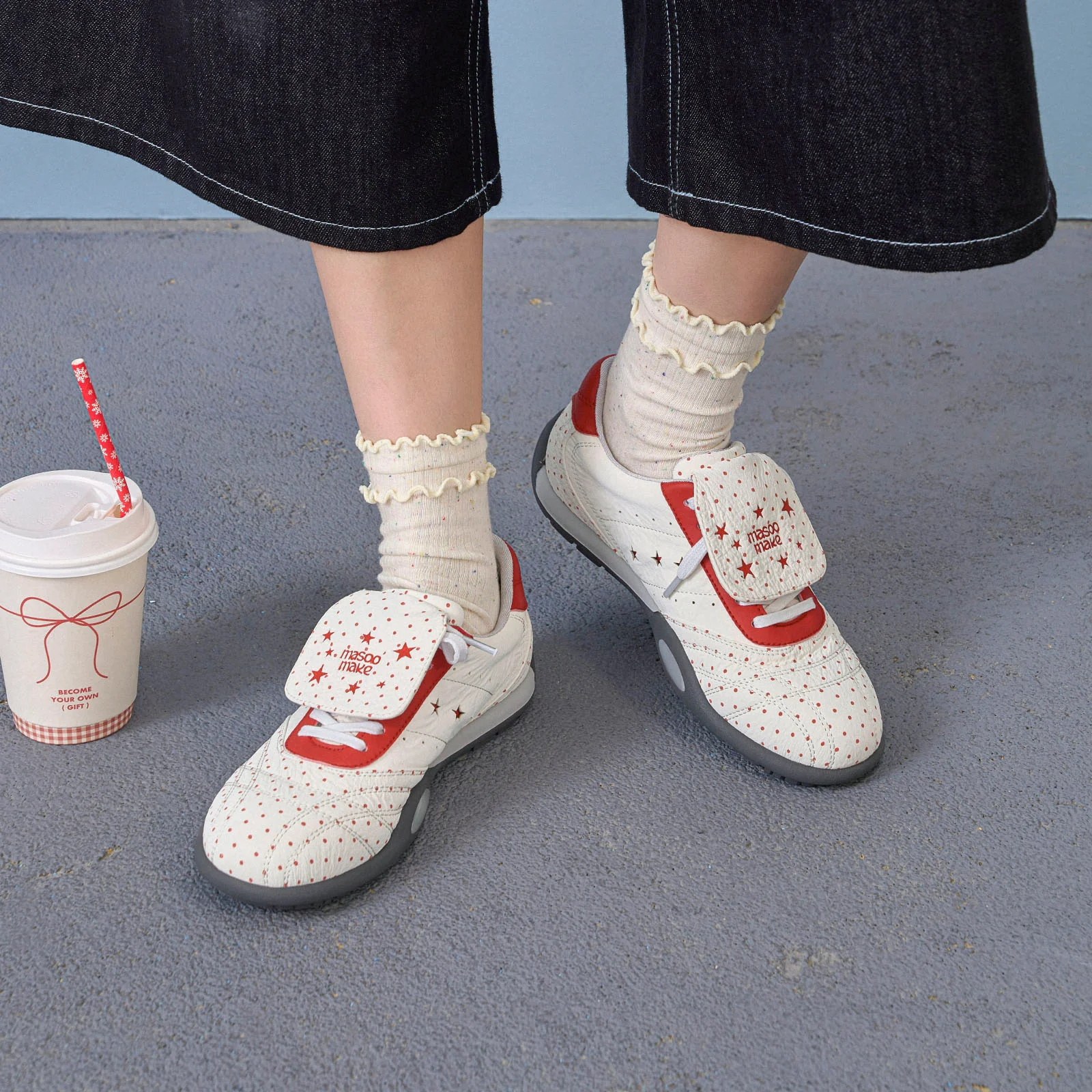 Damen Freizeit-Sneaker mit bequemem Klettverschluss und atmungsaktiver Sohle Heidi Mode - Image 3
