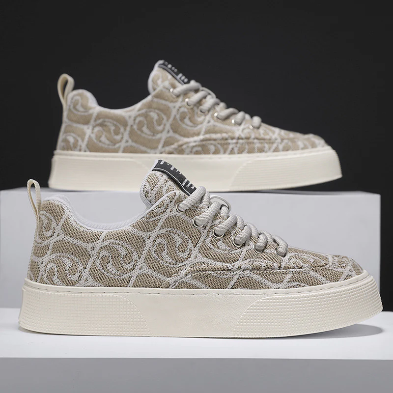 Damen Freizeit Sneaker mit hochwertigem gewebtem Obermaterial und verstärkter Sohle Heidi Mode - Image 3