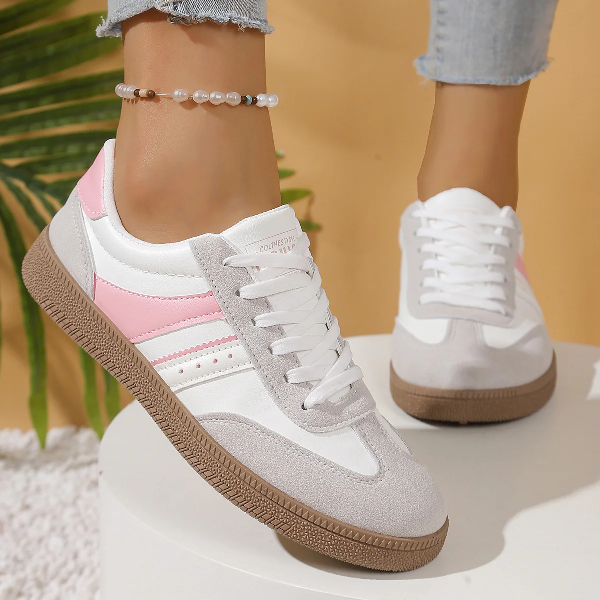 Damen Freizeit-Sneaker mit modernem Design und rutschfester Sohle Heidi Mode - Image 2