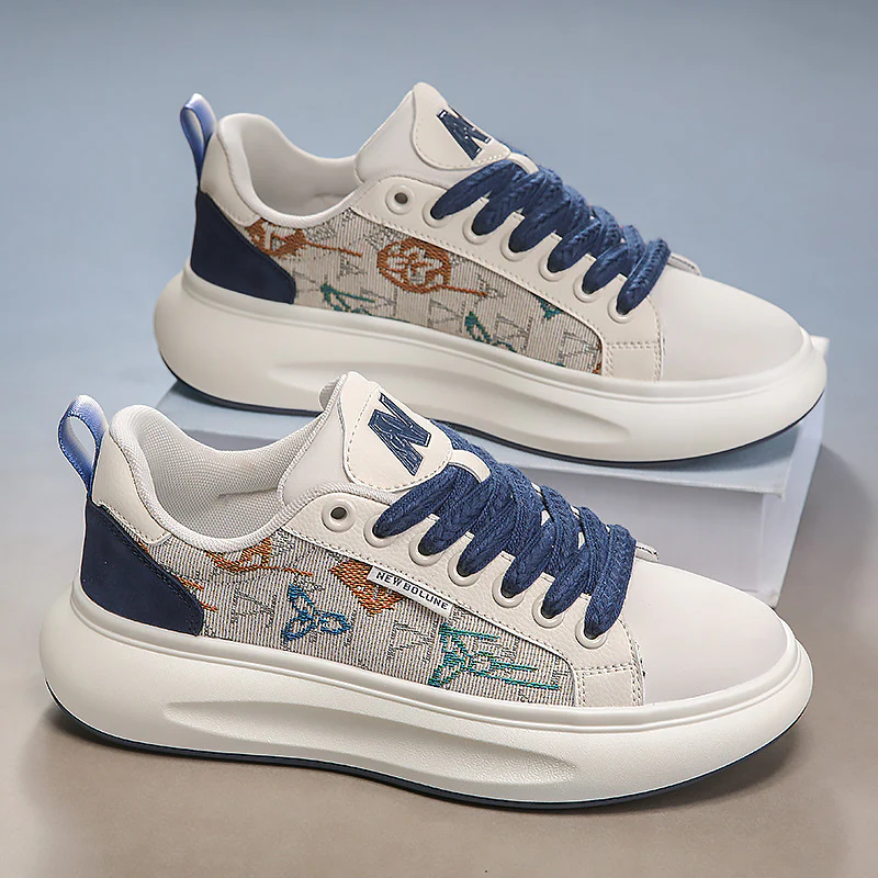 Damen Freizeit Sneaker mit modischer Textil-Oberfläche und bequemer Dämpfung Heidi Mode - Image 2