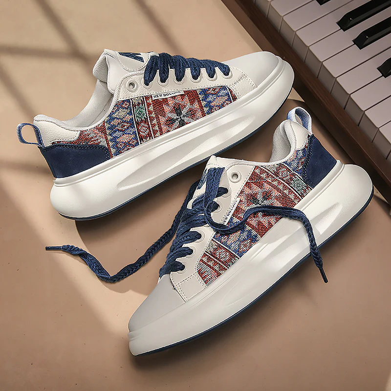 Damen Freizeit Sneaker mit modischer Textil-Oberfläche und bequemer Dämpfung Heidi Mode - Image 3