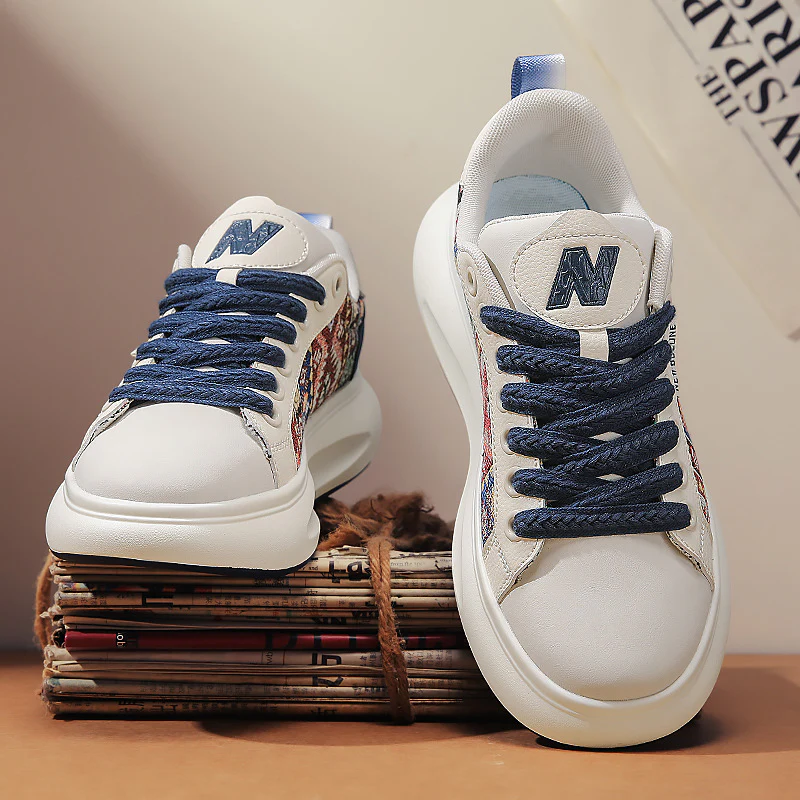 Damen Freizeit Sneaker mit modischer Textil-Oberfläche und bequemer Dämpfung Heidi Mode - Image 4