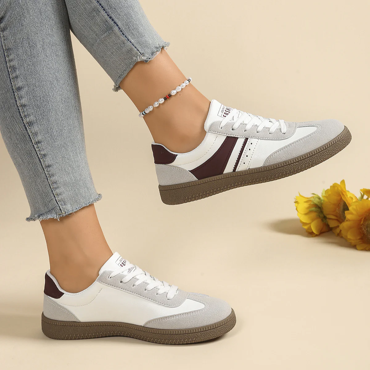 Damen Freizeit-Sneaker mit rutschfestem Fußbett und atmungsaktivem Obermaterial Heidi Mode - Image 2