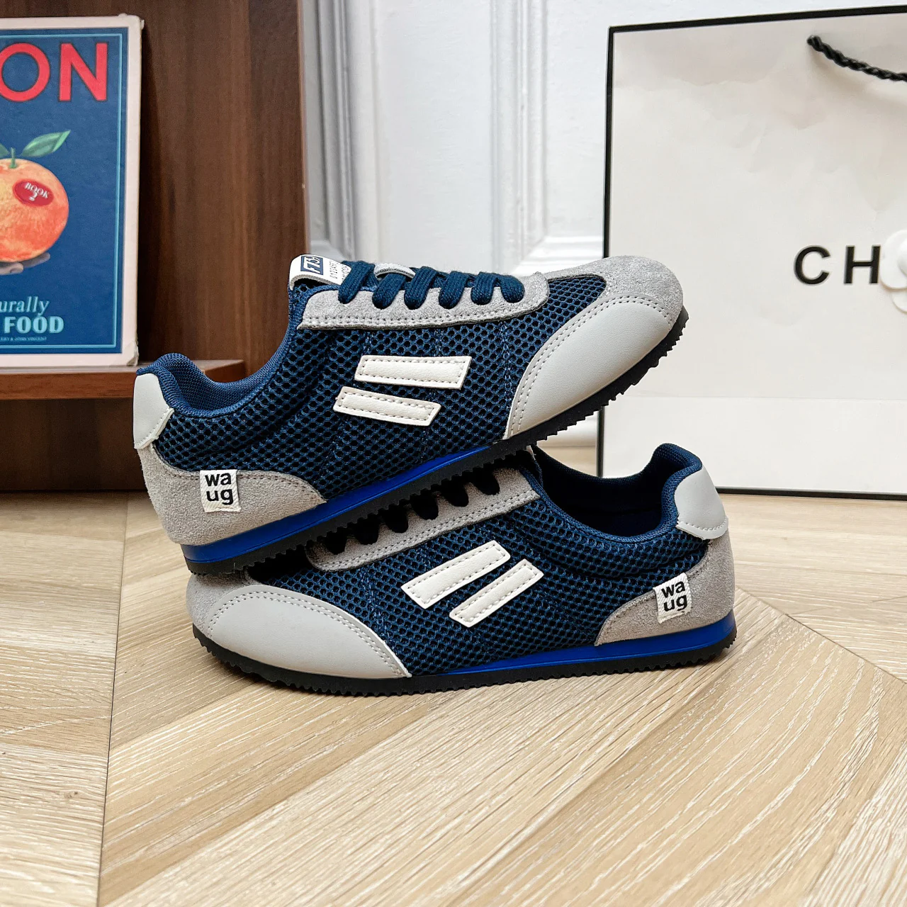 Damen Freizeit Sneakers mit atmungsaktiver Oberflächenstruktur und robustem Laufsohlenprofil Heidi Mode - Image 3