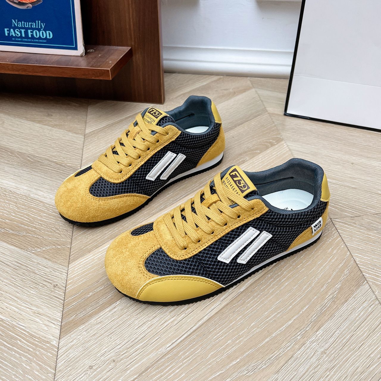 Damen Freizeit Sneakers mit atmungsaktiver Oberflächenstruktur und robustem Laufsohlenprofil Heidi Mode - Image 8