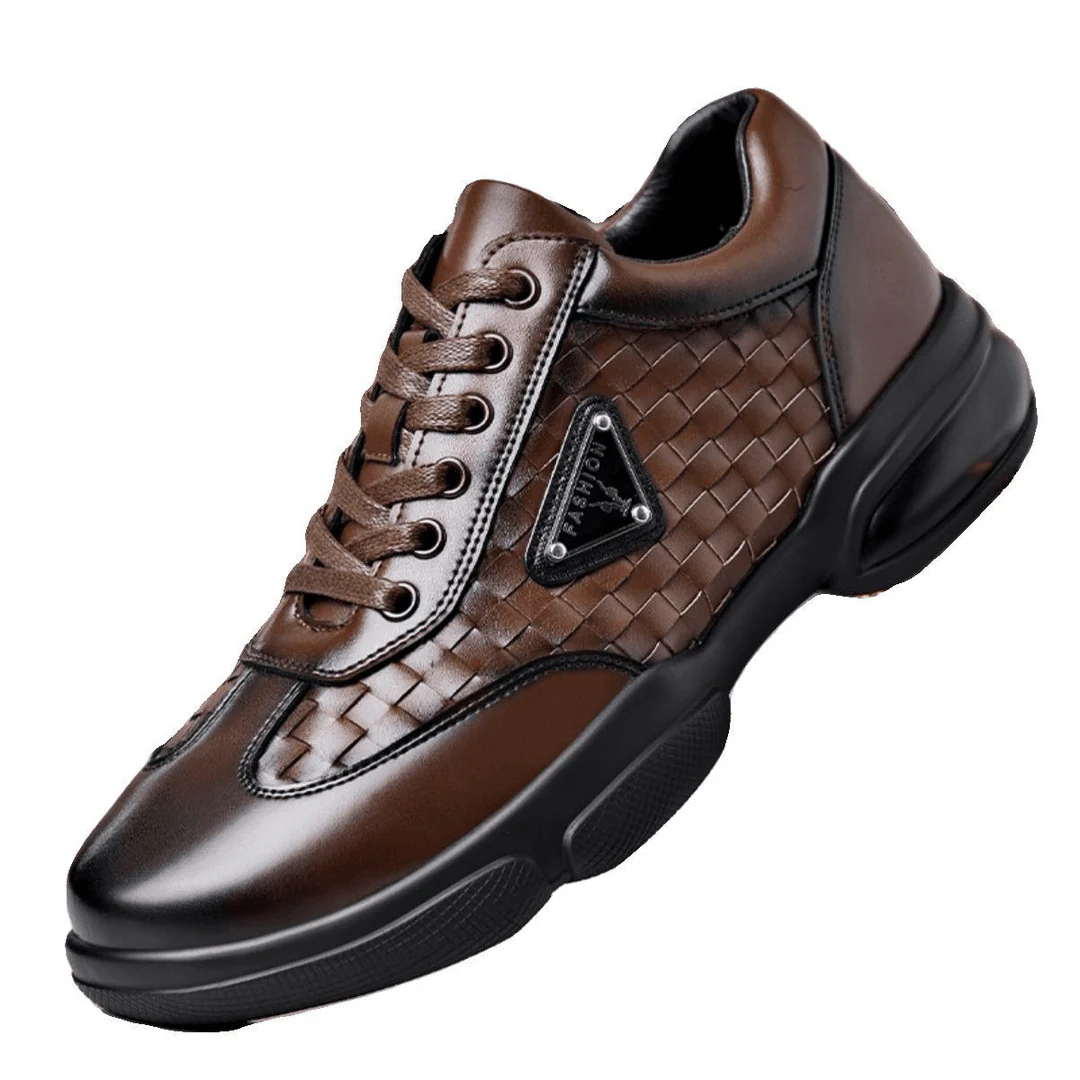 Damen Freizeit Sneakers mit hochwertiger Lederoptik und innovativem atmungsaktivem Design Heidi Mode - Image 2