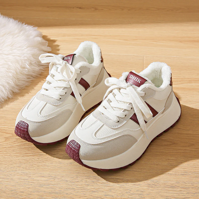 Damen Freizeit Sneakers mit kuscheligem Innenfutter und rutschfester Sohle Heidi Mode - Image 7
