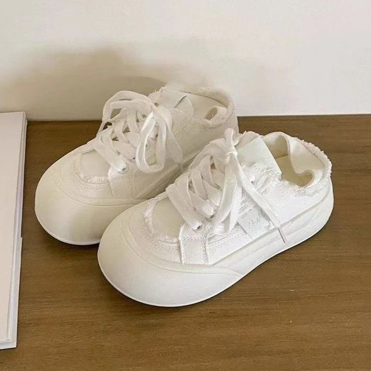 Damen Freizeit Sneakers mit lässiger Zerrkupfer-Optik und bequemer Dämpfung Heidi Mode - Image 4
