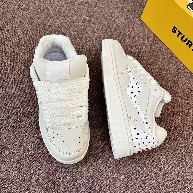 Damen Freizeit Sneakers mit perforierter Oberfläche und bequemer Sohle Heidi Mode - Image 3