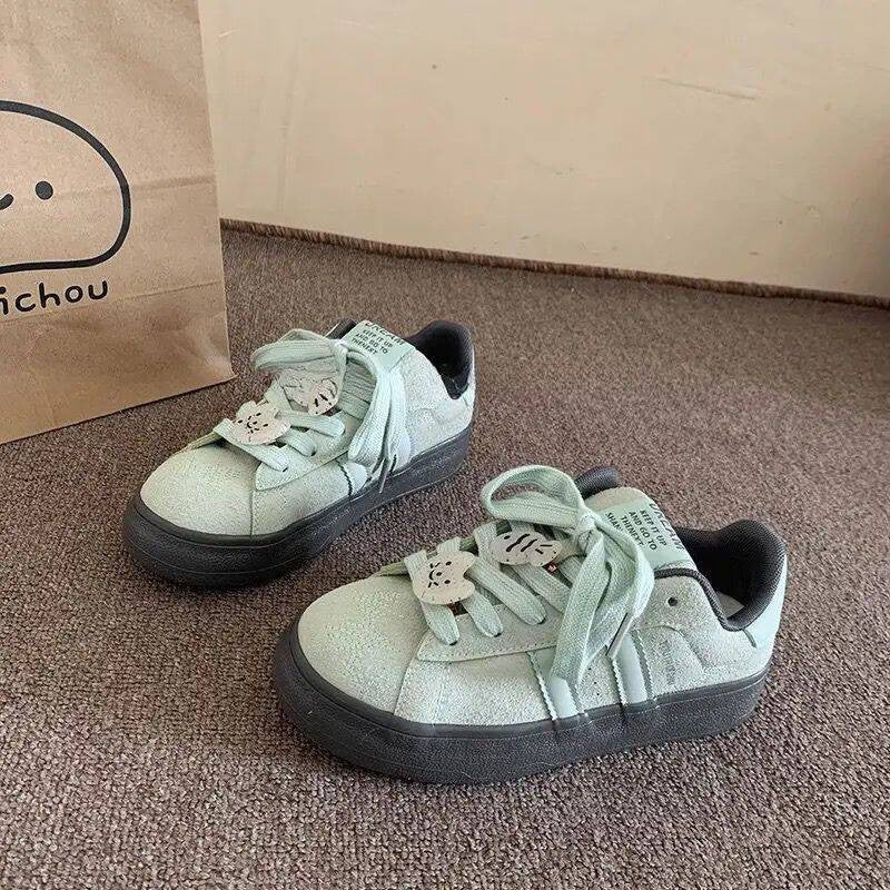 Damen Freizeit Sneakers mit verspieltem Motiv und komfortabler Gummisohle Heidi Mode - Image 4