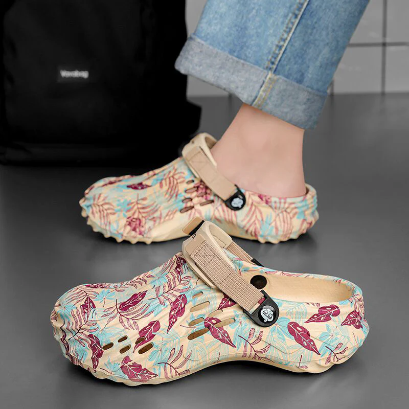 Damen Freizeitclogs mit verstellbarem Riemen und atmungsaktiver Oberfläche Heidi Mode - Image 2