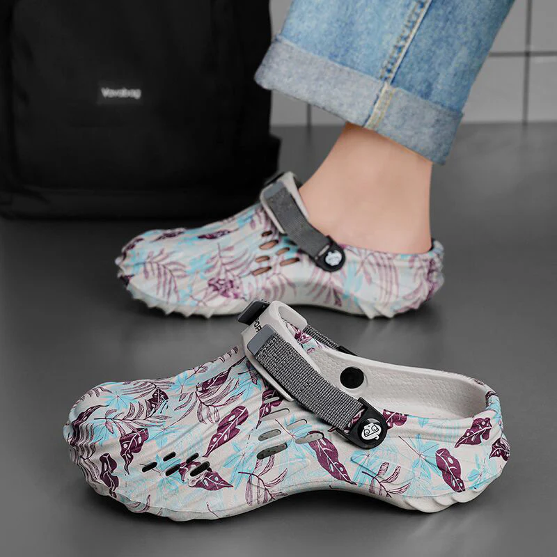 Damen Freizeitclogs mit verstellbarem Riemen und atmungsaktiver Oberfläche Heidi Mode - Image 4