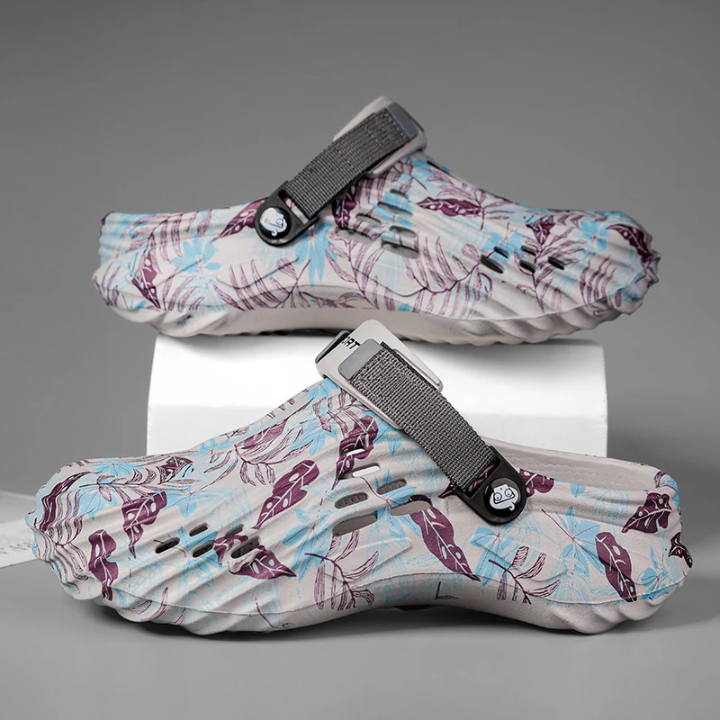 Damen Freizeitclogs mit verstellbarem Riemen und atmungsaktiver Oberfläche Heidi Mode - Image 6