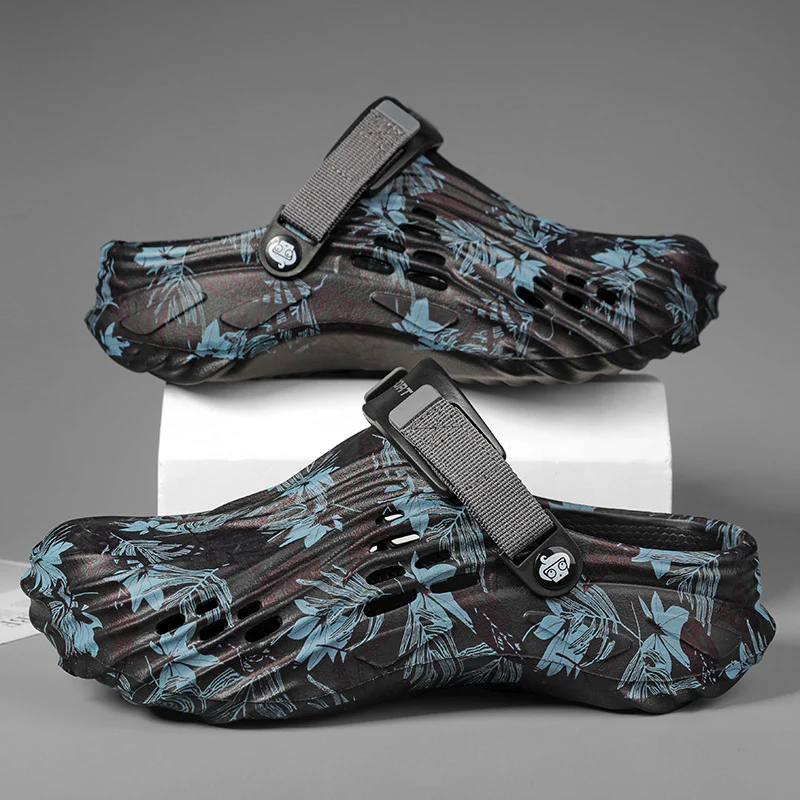 Damen Freizeitclogs mit verstellbarem Riemen und atmungsaktiver Oberfläche Heidi Mode - Image 7