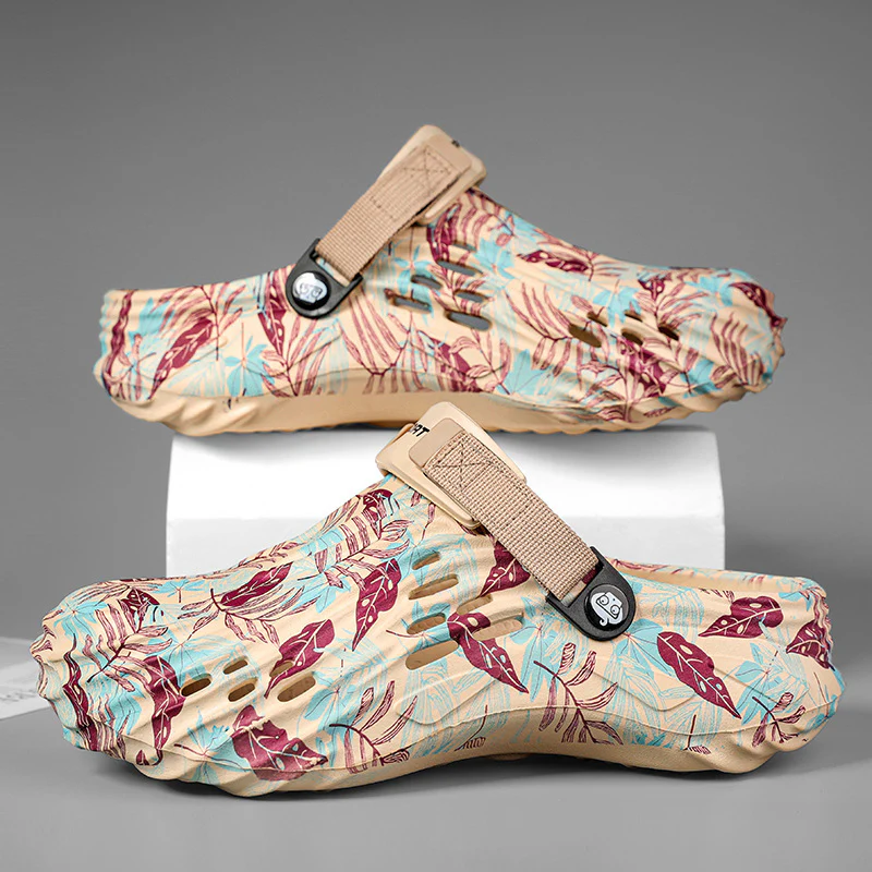 Damen Freizeitclogs mit verstellbarem Riemen und atmungsaktiver Oberfläche Heidi Mode - Image 8