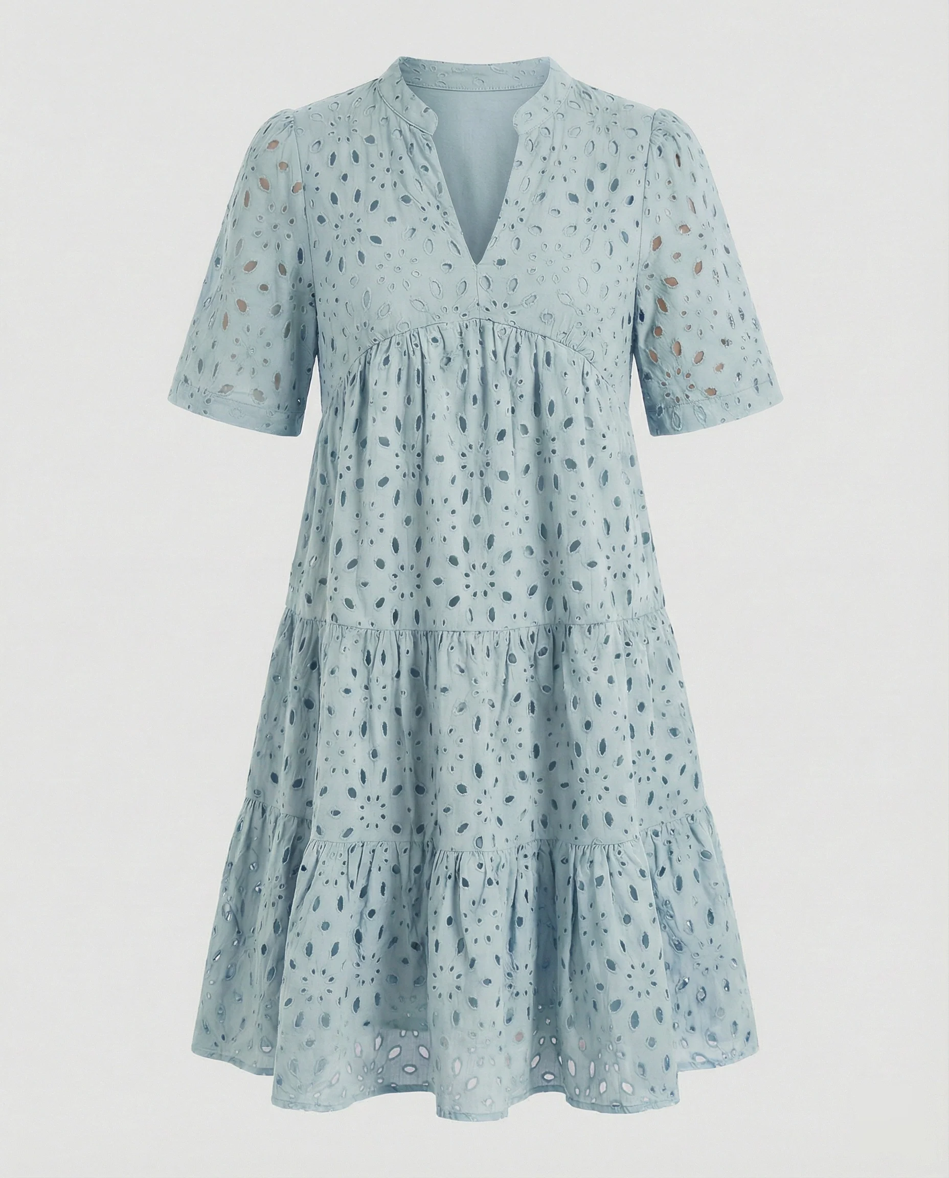 Freizeitkleid Damen mit Lochmuster - Image 10