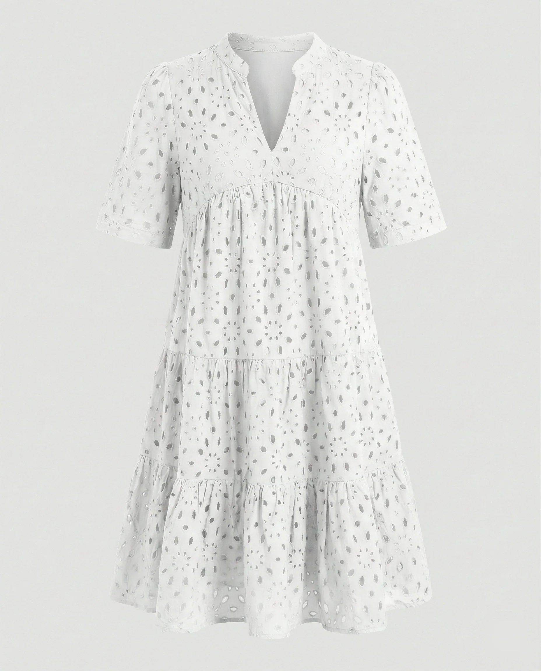 Freizeitkleid Damen mit Lochmuster - Image 11