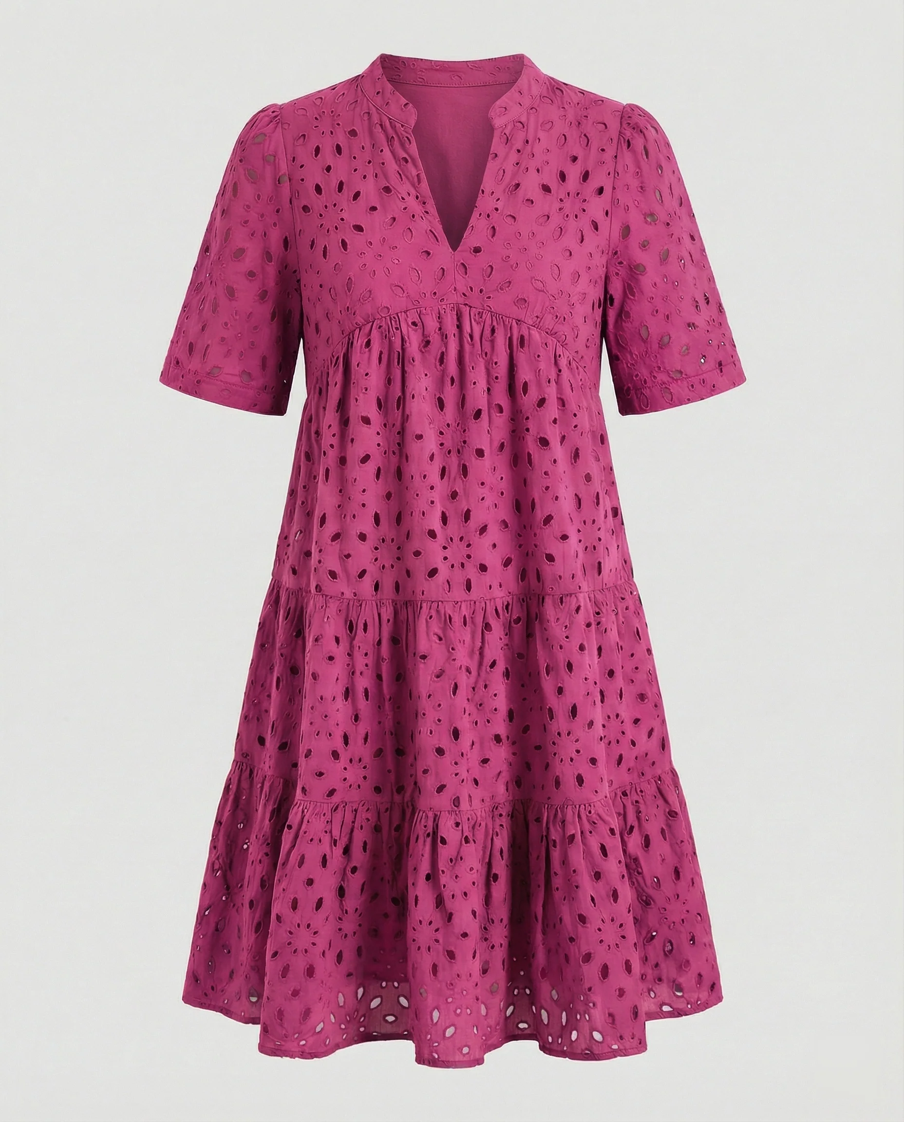 Freizeitkleid Damen mit Lochmuster - Image 6