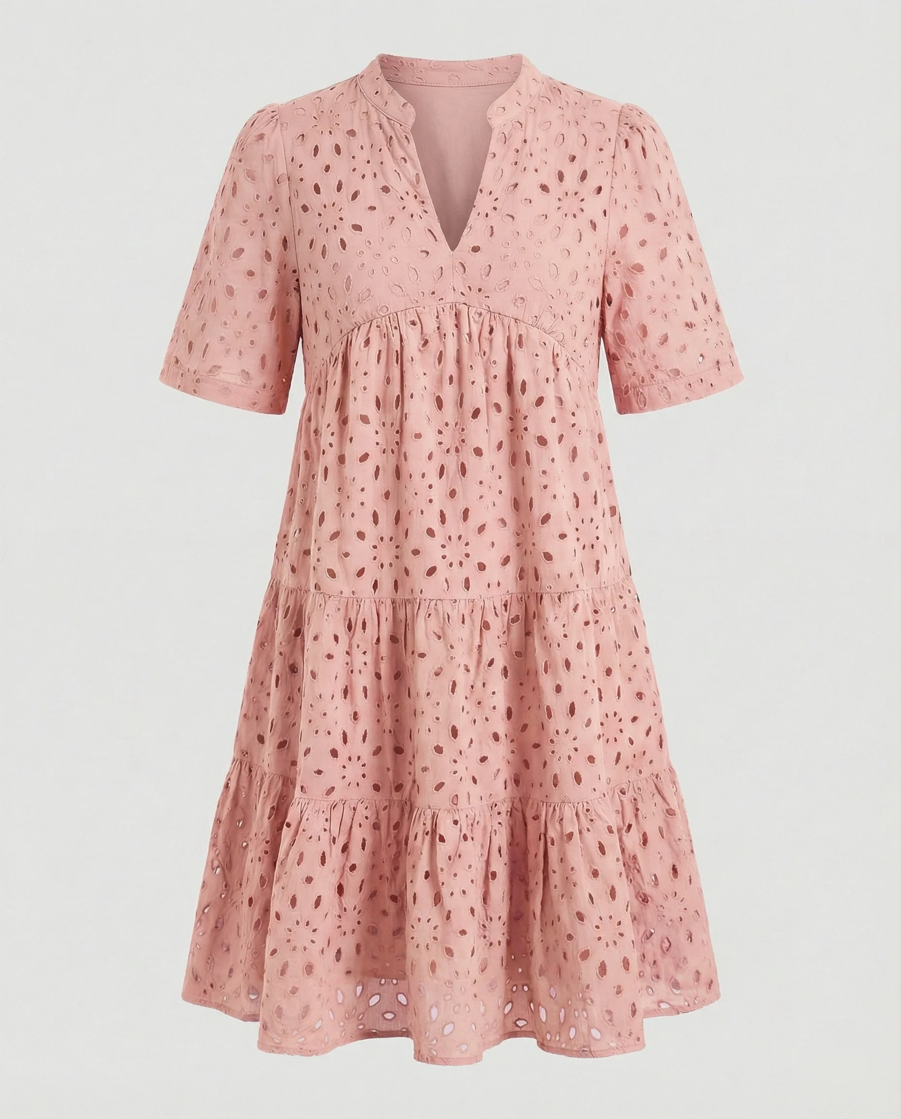 Freizeitkleid Damen mit Lochmuster - Image 9