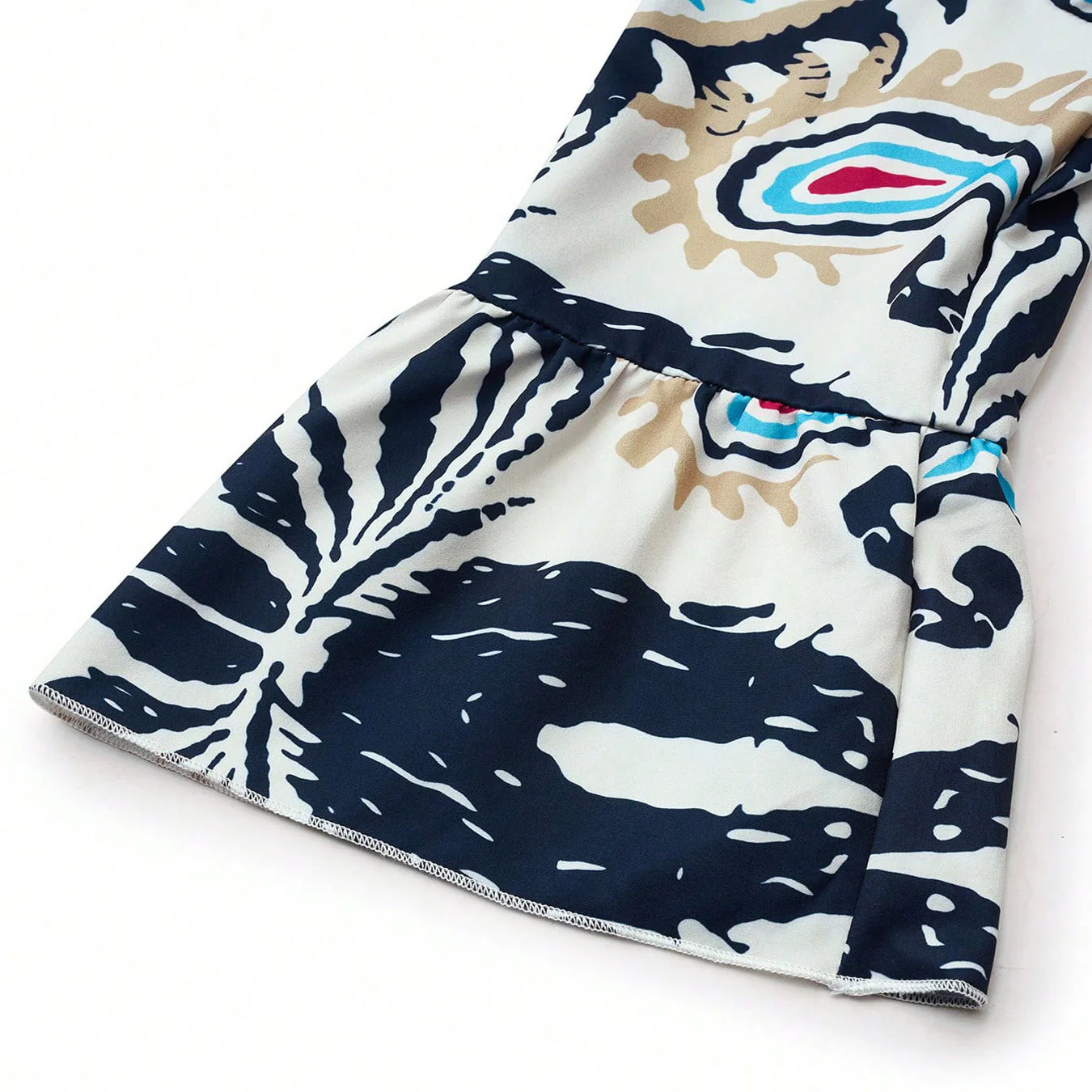Damen Freizeitkleid mit Modischem Floralem Design und Langen Ärmeln Heidi-Mode - Image 4