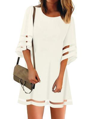 Damen Freizeitkleid mit Modischen, Luftigen Ärmelöffnungen Heidi-Mode - Image 8