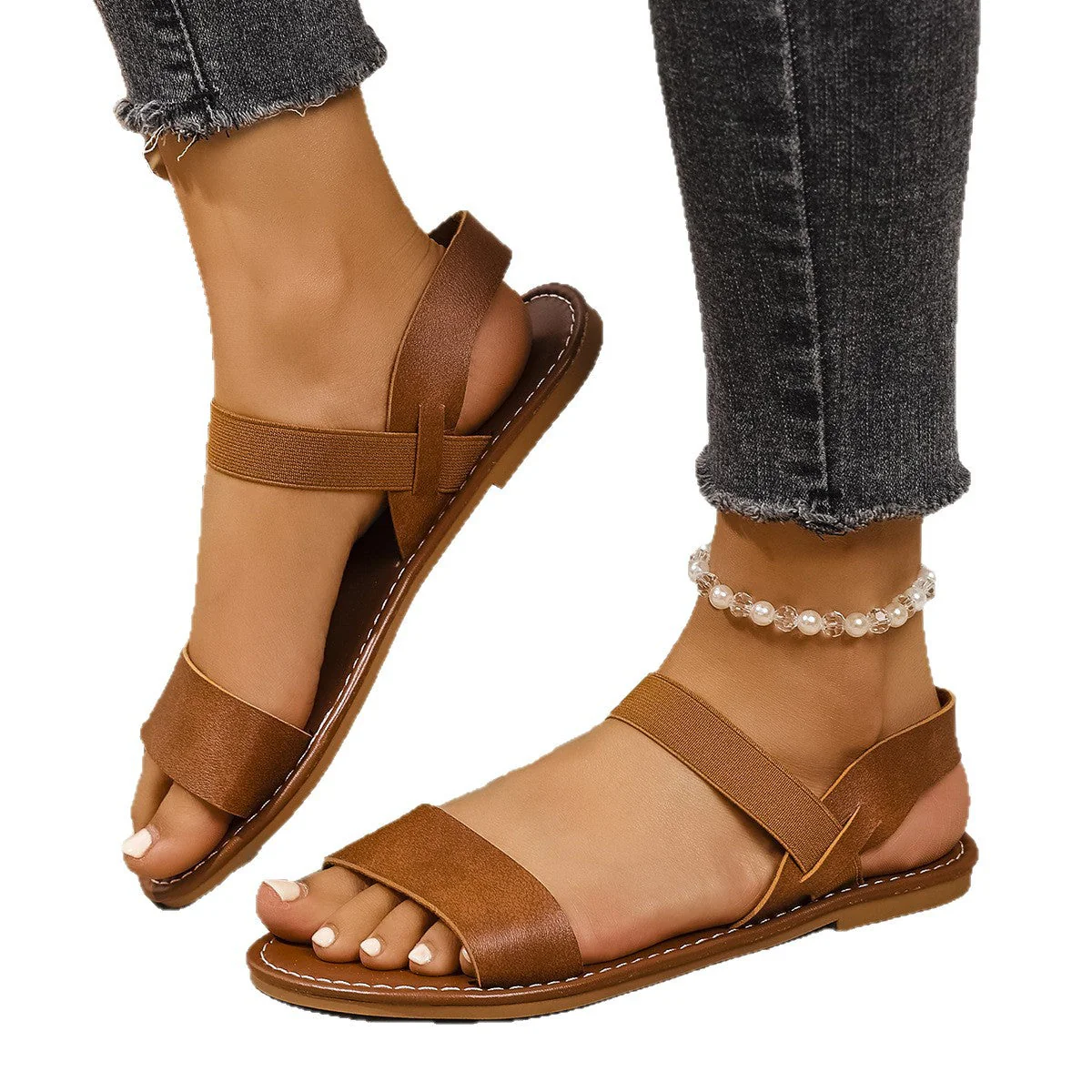 Damen Freizeitsandalen mit Flexiblem Riemen und Komfortabler Sohle Heidi-Mode - Image 5