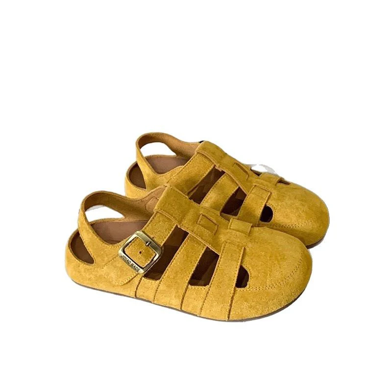 Damen Freizeitsandalen mit modischem Riemen und hochwertigem Wildleder Heidi Mode - Image 5
