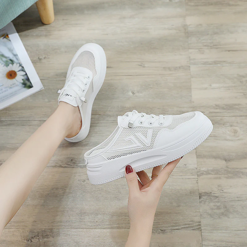 Damen Freizeitschuhe mit atmungsaktiver Netzstruktur und flexiblem Sohlenprofil Heidi Mode - Image 4