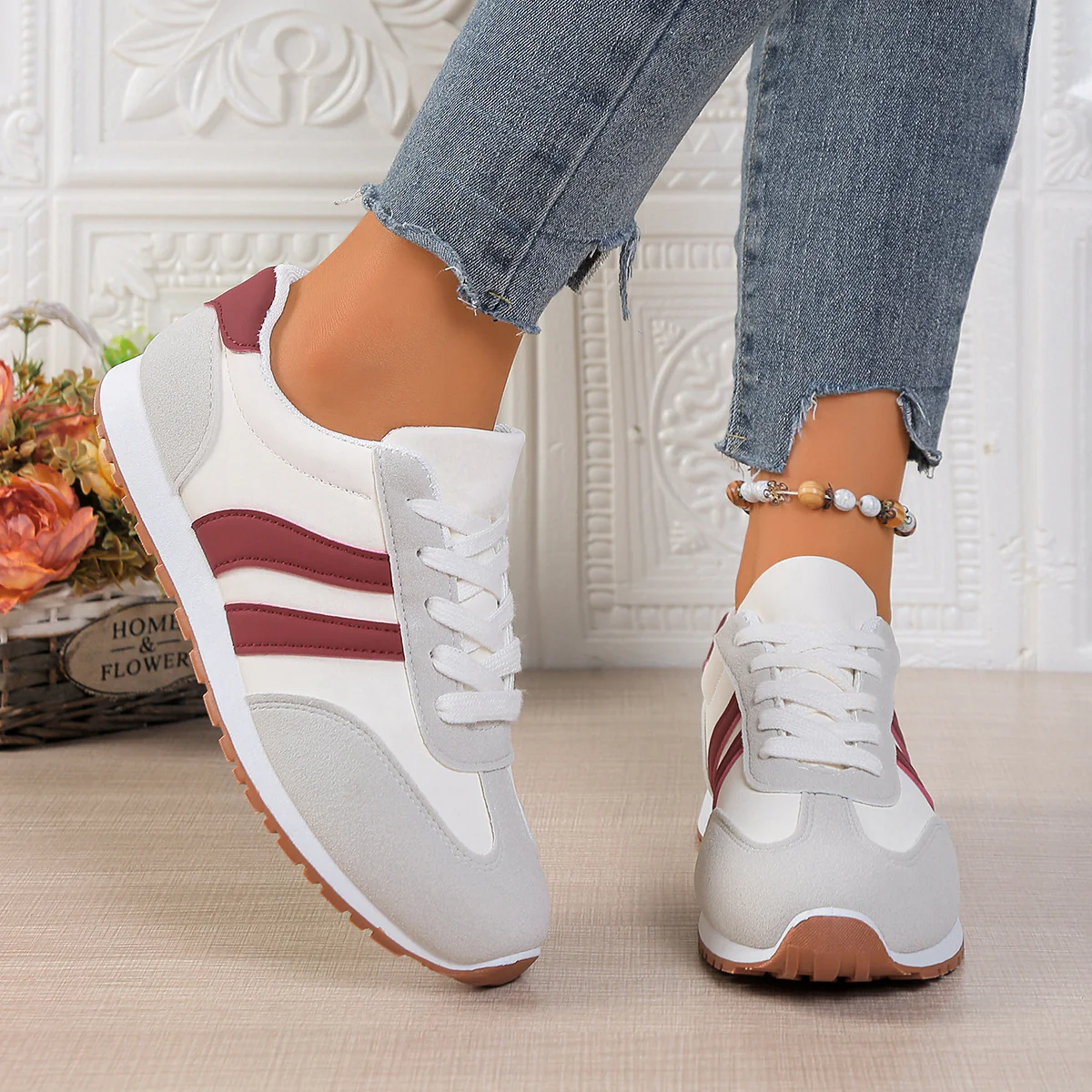 Damen Freizeitschuhe mit ergonomischem Design und atmungsaktiver Oberflächenstruktur Heidi Mode - Image 4