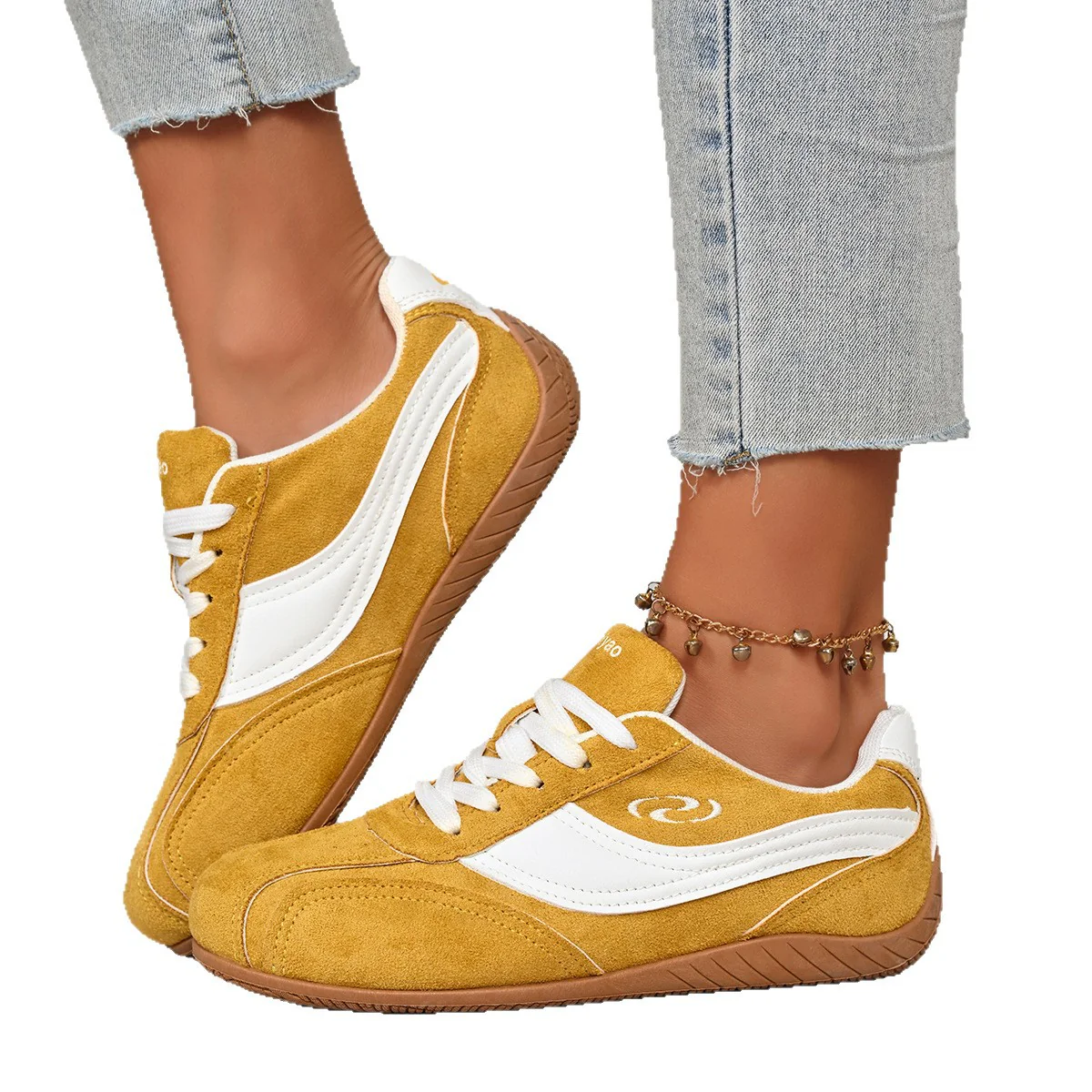Damen Freizeitschuhe mit hochwertigem Veloursleder und rutschfester Gummisohle Heidi Mode - Image 9