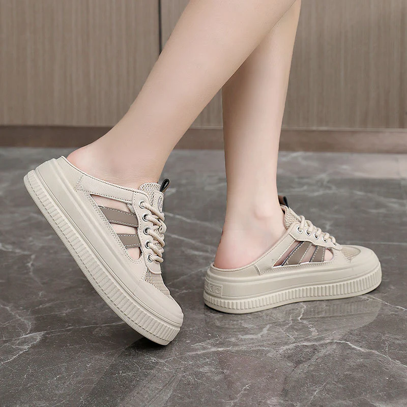 Damen Freizeitsneaker mit atmungsaktiver Mesh-Oberfläche und komfortabler Dämpfung Heidi Mode - Image 3