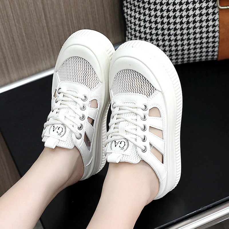 Damen Freizeitsneaker mit atmungsaktiver Mesh-Oberfläche und komfortabler Dämpfung Heidi Mode - Image 4