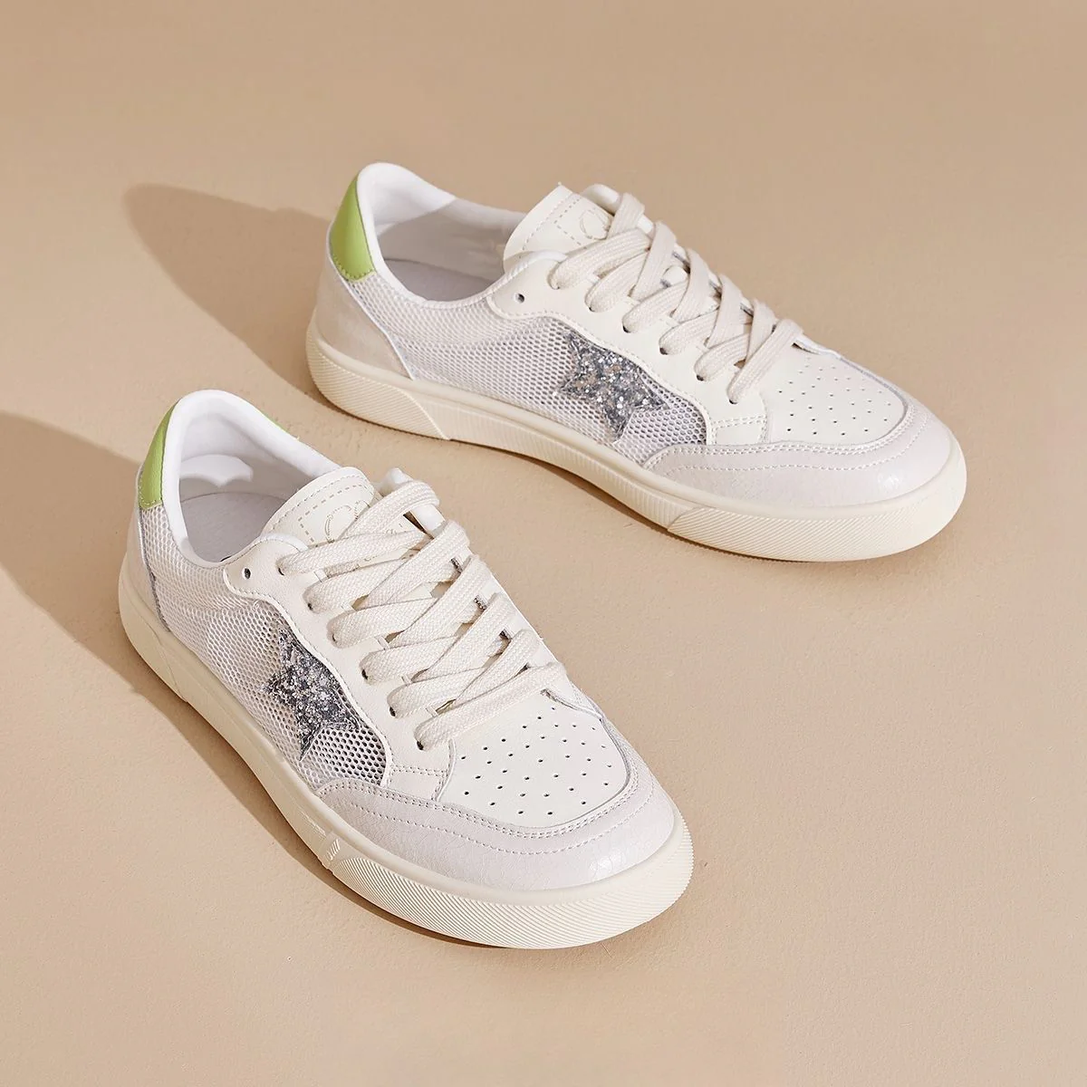 Damen Freizeitsneaker mit atmungsaktiver Mesh-Oberfläche und stabiler Sohle Heidi Mode - Image 2