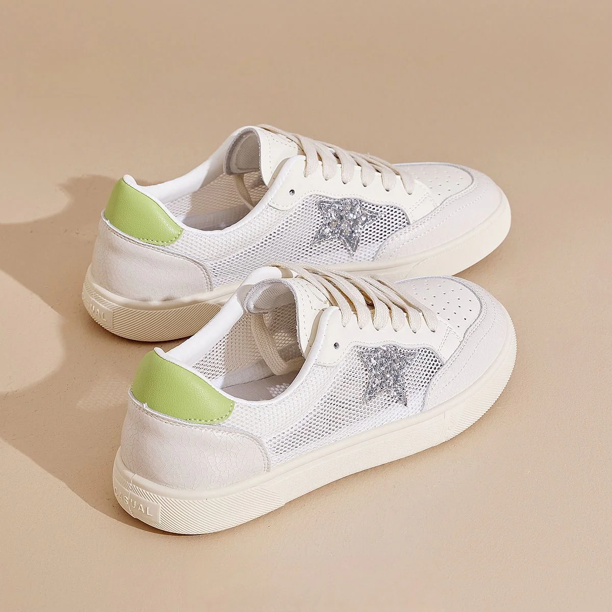 Damen Freizeitsneaker mit atmungsaktiver Mesh-Oberfläche und stabiler Sohle Heidi Mode - Image 4