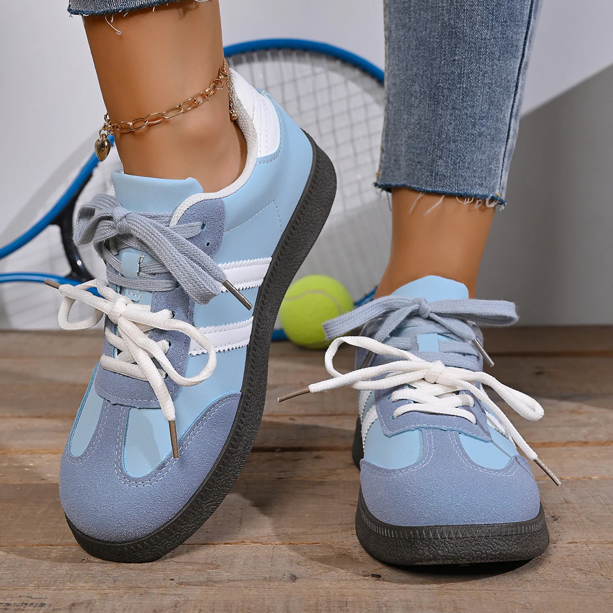Damen Freizeitsneaker mit extra guter Dämpfung und sportlichem Obermaterial Heidi Mode - Image 4
