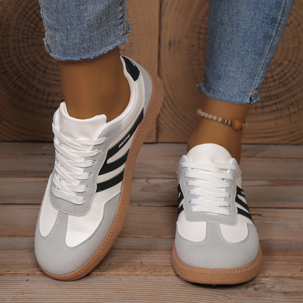 Damen Freizeitsneaker mit flexibler Laufsohle und atmungsaktivem Obermaterial Heidi Mode - Image 2