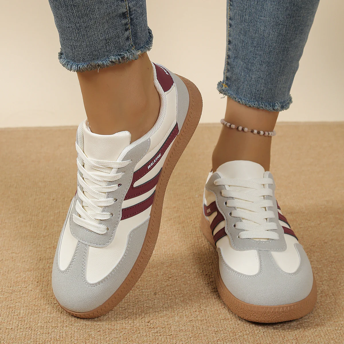 Damen Freizeitsneaker mit flexibler Laufsohle und atmungsaktivem Obermaterial Heidi Mode - Image 3