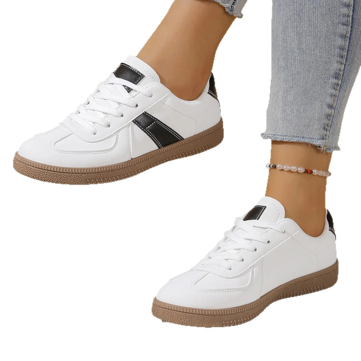 Damen Freizeitsneaker mit modischen Kontrastelementen Heidi Mode - Image 5