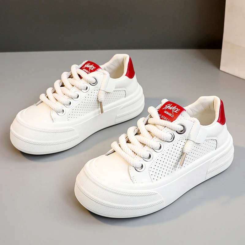 Damen Freizeitsneaker mit perforiertem Obermaterial und modischem Design Heidi Mode - Image 6