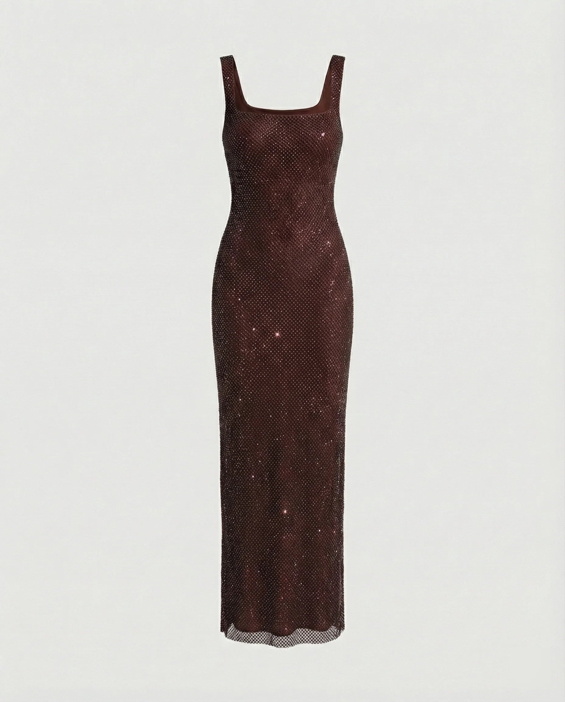 Damen funkelndes Abendkleid aus Netzstoff - Image 4