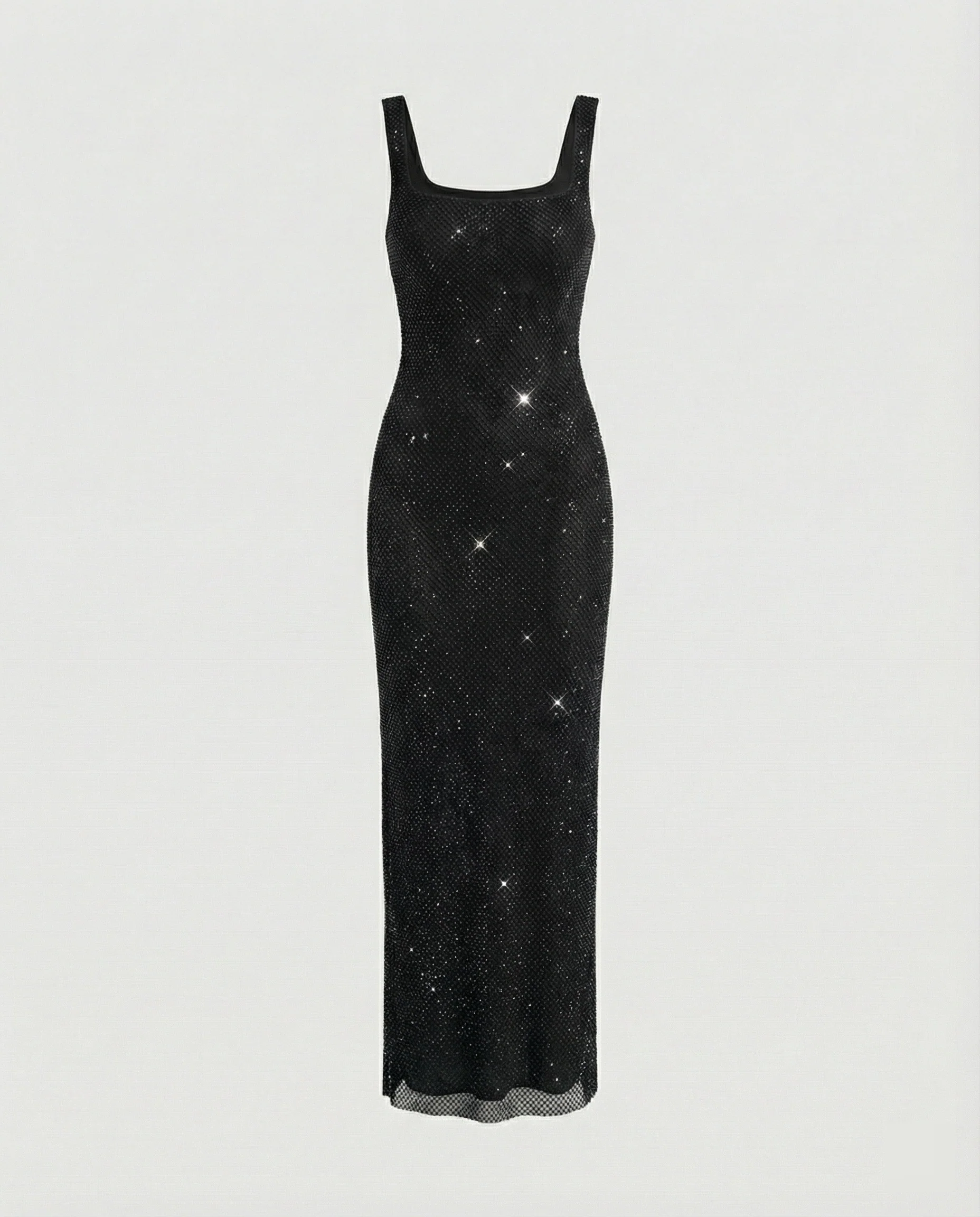 Damen funkelndes Abendkleid aus Netzstoff - Image 8