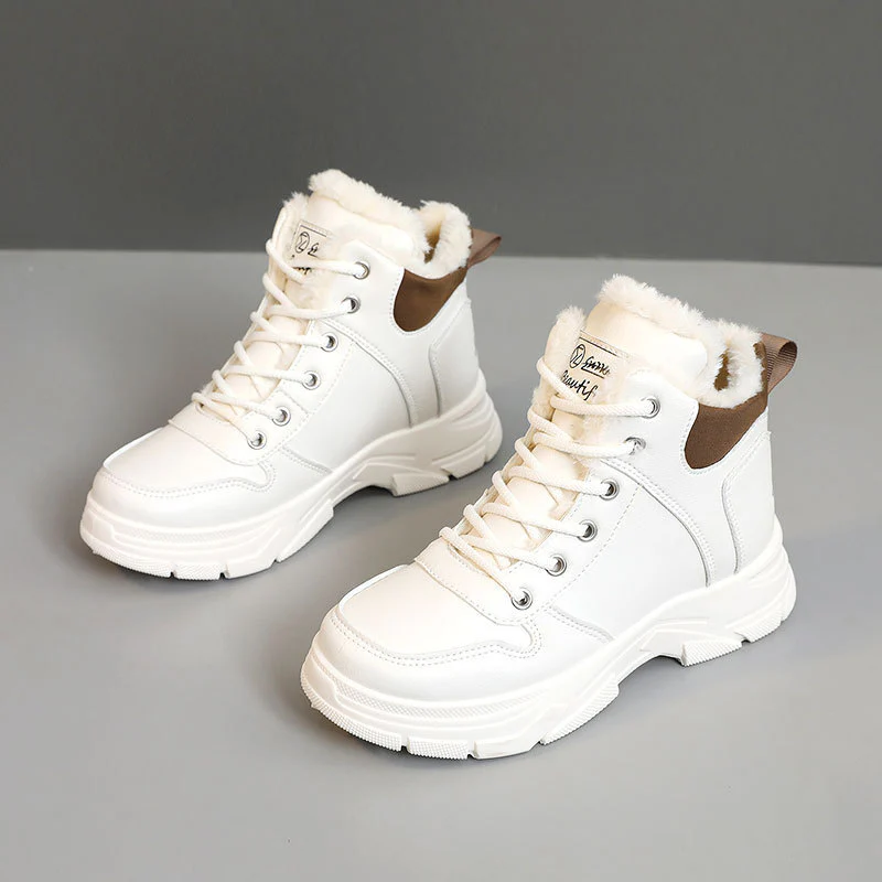 Damen gefütterte High-Top Sneaker Heidi Mode - Image 6