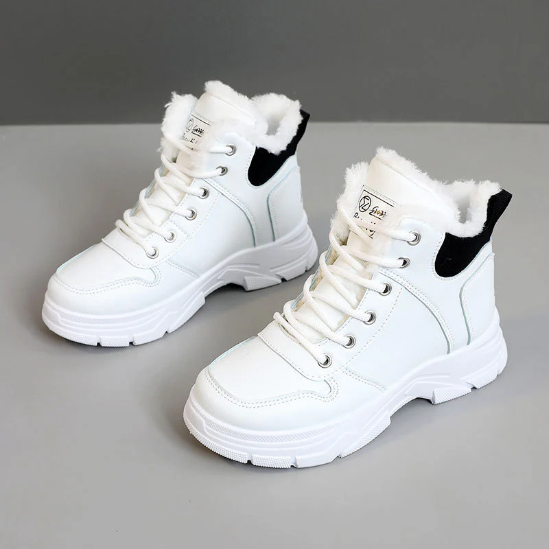 Damen gefütterte High-Top Sneaker Heidi Mode - Image 8