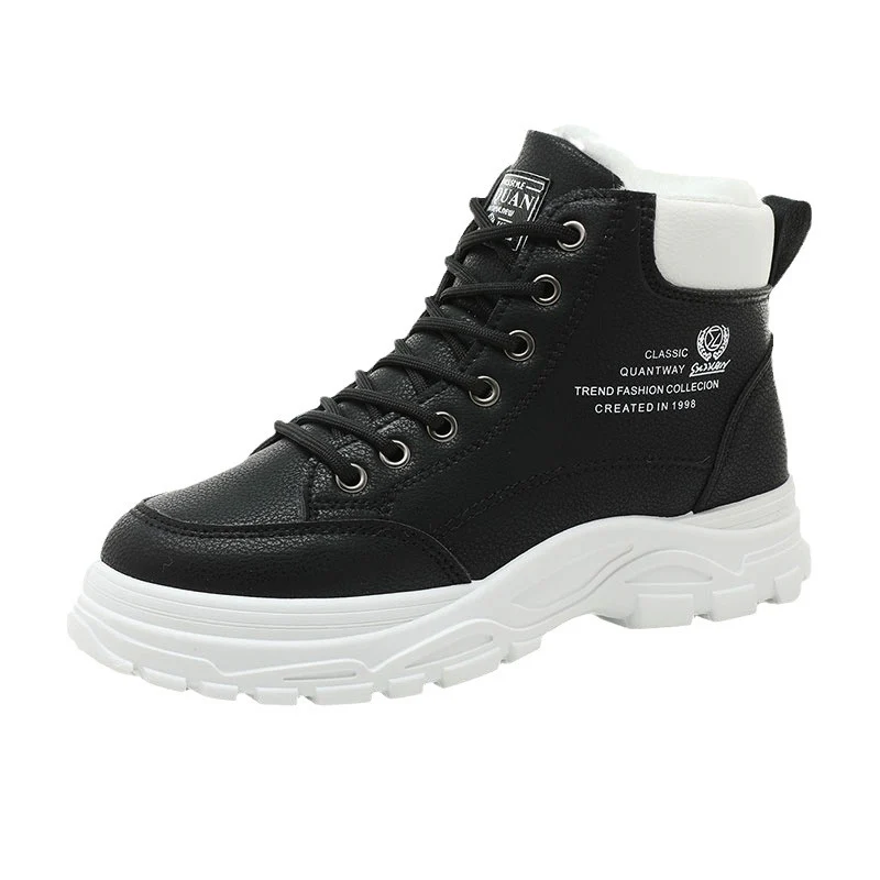 Damen gefütterte High-Top Stiefel mit robustem Profil und rutschfester Sohle Heidi Mode - Image 5