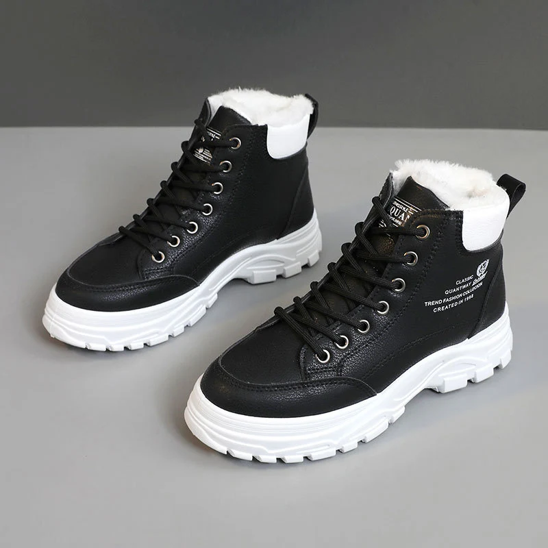 Damen gefütterte High-Top Stiefel mit robustem Profil und rutschfester Sohle Heidi Mode - Image 7