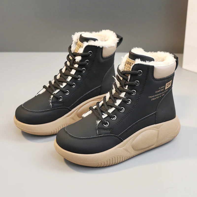 Damen gefütterte Hochschaft Sneaker mit rutschfester Sohle Heidi Mode - Image 6