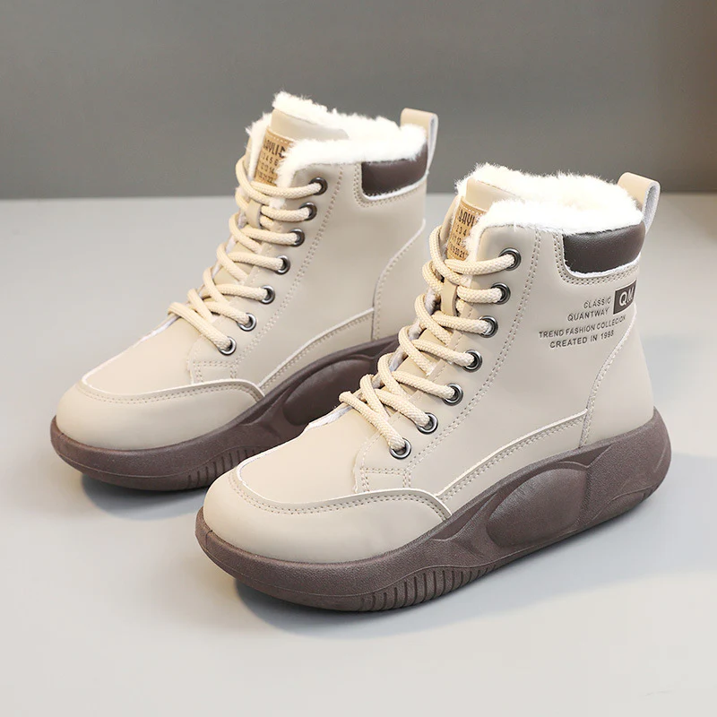 Damen gefütterte Hochschaft Sneaker mit rutschfester Sohle Heidi Mode - Image 7