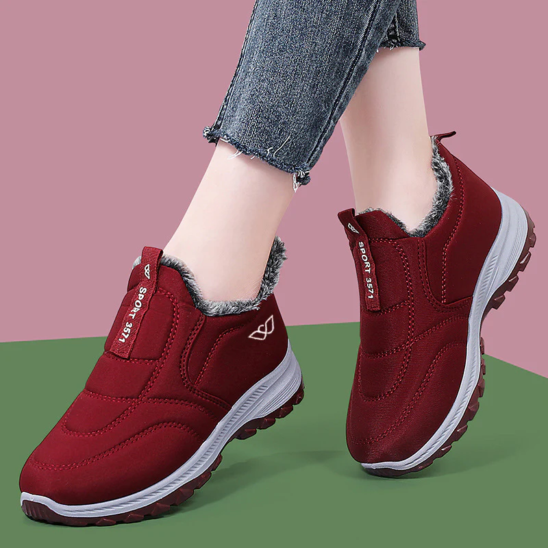 Damen gefütterte Slip-On Freizeitschuhe Heidi Mode - Image 3